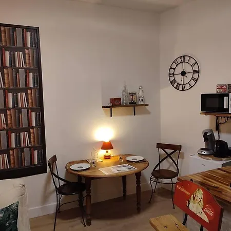 公寓 Deco Vintage - 5mn Du Centre - Tv Connectee 波城